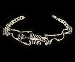 18” skeleton necklace