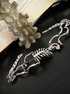 18” skeleton necklace